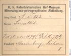 Etiketten zu Skutterudit (Smaltit) (NHMW-MIN-Ai853)